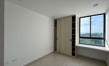 Extraordinario apartamento en Solarum con 77 m2 con vista a las montañas, 2 alcobas y 2 baños. Cerritos. Pereira