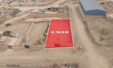 VENDO TERRENO INDUSTRIAL I2 - 748.30 M2 - VENTANILLA