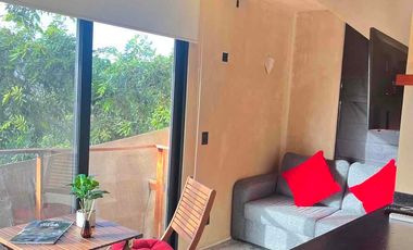 Estudio (loft)  en venta amueblado y equipado, llave en mano a 5 min de la playa y a 2 cuadras de Av Kukulcanel  acceso es con calle pavimentada