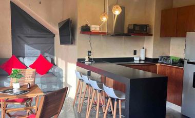 Estudio (loft)  en venta amueblado y equipado, llave en mano a 5 min de la playa y a 2 cuadras de Av Kukulcanel  acceso es con calle pavimentada