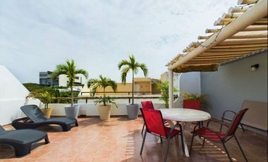 Departamento PH de 2 recamara en renta en Margaritas II, Playa del Carmen