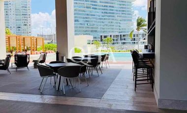 Se renta departamento amueblado en SLS puerto Cancún