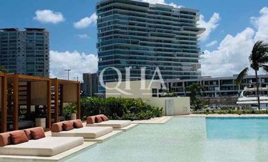 Se renta departamento amueblado en SLS puerto Cancún