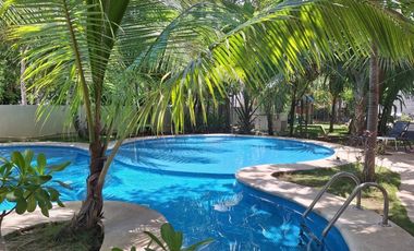 Se renta casa amueblada en Los Olivos, Playa del Carmen