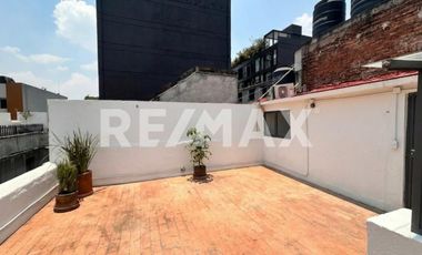 Townhouse en renta en Roma Norte- 2 recamaras y 1.5 baños