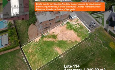 Lote en venta en Condominio Terrazas de Mensul