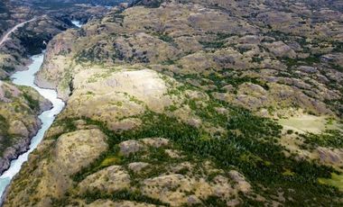 Campo en venta colindante al Río Baker de 104 hectáreas