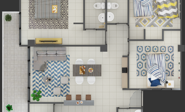 Departamento de 3 Hab con Terraza y Parqueo – Sector San Lorenzo, Salinas