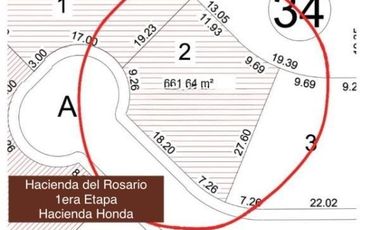 Terreno en venta en Hacienda del Rosario, Torreón, Coahuila de Zaragoza