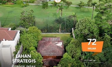 Dijual Murah Pondok Indah View Lapangan Golf Rumah Heritage Konsep Villa Hitung Tanah