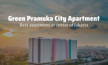 Green Pramuka City Tower Mall Orchid Studio Full Furnish Sesuai Foto