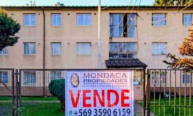 Se vende departamento de dos dormitorios a pasos de Avenida René Shnneider.
-crédito hipotecario                          -efectivo.             - Subsidio + hipotecario