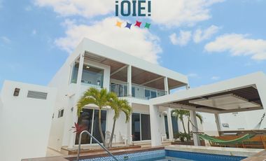 Casa de lujo en venta en Marina Blue – Manta | 4 dormitorios | Piscina privada