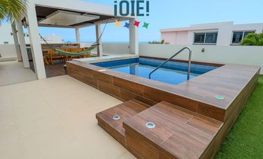 Casa de lujo en venta en Marina Blue – Manta | 4 dormitorios | Piscina privada