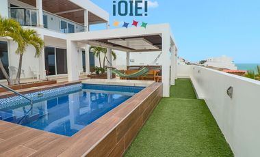 Casa de lujo en venta en Marina Blue – Manta | 4 dormitorios | Piscina privada