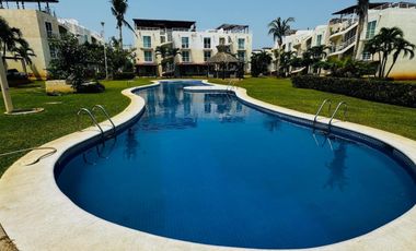MARINA DIAMANTE DEPARTAMENTO PLANTA BAJA ALBERCA JARDÍN. OPORTUNIDAD!!!