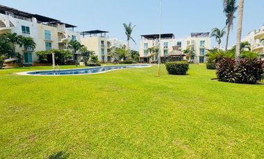 MARINA DIAMANTE DEPARTAMENTO PLANTA BAJA ALBERCA JARDÍN. OPORTUNIDAD!!!