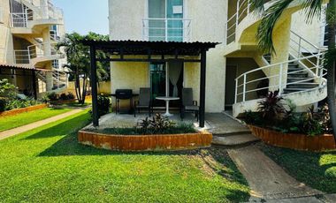 MARINA DIAMANTE DEPARTAMENTO PLANTA BAJA ALBERCA JARDÍN. OPORTUNIDAD!!!