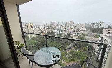 BELLO DEPARTAMENTO EN ALQUILER EN BARRANCO LIMITE CON MIRAFLORES, VISTA PANORAMICA