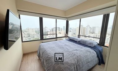 BELLO DEPARTAMENTO EN ALQUILER EN BARRANCO LIMITE CON MIRAFLORES, VISTA PANORAMICA