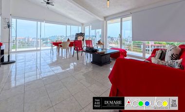 Casa sola con vista al mar, Las Playas, Acapulco.