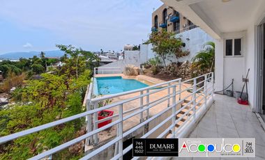 Casa sola con vista al mar, Las Playas, Acapulco.