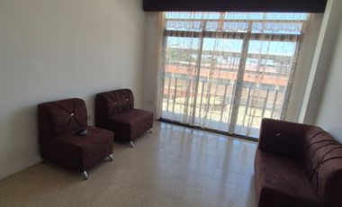 Departamento Semiamoblado en Alquiler cerca del San Marino, 2 Habitaciones, 1 Baño, Balcón, Norte de Guayaquil.
