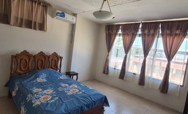 Departamento Semiamoblado en Alquiler cerca del San Marino, 2 Habitaciones, 1 Baño, Balcón, Norte de Guayaquil.