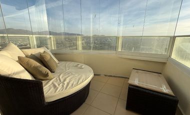 ARRIENDO DEPARTAMENTO 3 DORMITORIOS Y 2 BAÑOS SIN MUEBLES, FRENTE AL MAR, COQUIMBO
