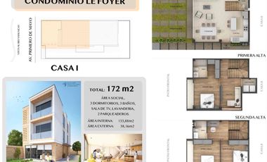 Casa en venta sector 01 de Mayo frente al Río dentro de propiedad horizontal