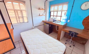 CUARTOS TIPO LOFT AMUEBLADOS EN RENTA SANTA ELENA SAN MATEO CON SERVICIOS