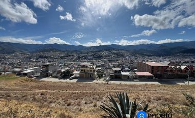 Terreno en venta sector San Vicente cerca de los patios de carro al occidente de la ciudad de Loja