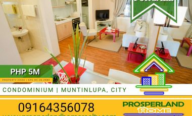1BR CONDO UNIT FOR SALE IN MUNTINLUPA CITY