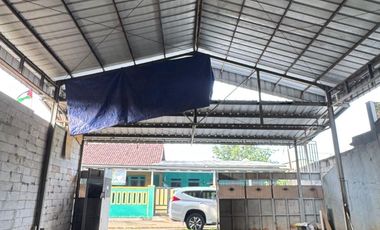 GUDANG DIJUAL – LOKASI STRATEGIS DEKAT JALAN RAYA SETU–SERANG CIELUNGSI