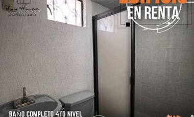 EDIFICIO EN RENTA EN LA PLUTARCO, PACHUCA, HGO.