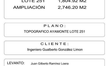TERRENO DE LUJO EN VENTA EN AYAMONTE ZAPOPAN