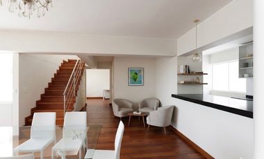 VENTA DE LINDO PENT HOUSE EN MIRAFLORES: 227 M2, 3 HABIT, 3.5 BAÑOS, 2 ESTAC. $ 777,000