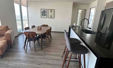 Departamento amueblado en renta Angelopolis Torre Uma