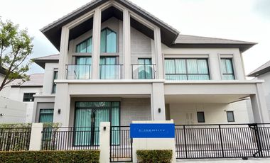 Selling for   Luxury house in Ramintra zone, new house, never lived in a luxury project at Bangkok Boulevard Ramintra-Watcharapol