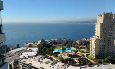 ARRIENDO DEPARTAMENTO 2D2B VISTA AL MAR EN CONCON -COSTA DE MONTAMAR