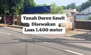 Disewakan Tanah Duren Sawit Jakarta Timur Strategis Siap Pakai