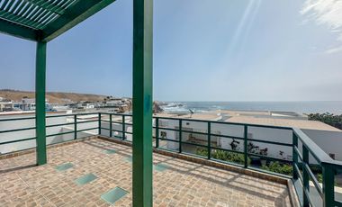 VENTA DE EXCLUSIVA CASA DE PLAYA AMOBLADA EN CONDOMINIO LOMAS DEL MAR – KM 121.5 PANAMERICANA SUR