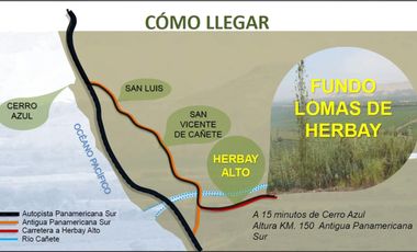 VENTA DE LOTES EN CONDOMINIO ECOLOGIO PRIVADO DE CAMPO EN EL VALLE DE CAÑETE