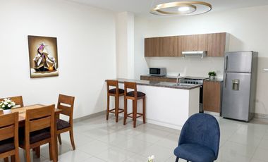 Departamento Amoblado de 1 Dormitorio en Arriendo en Urdesa Central, Guayaquil