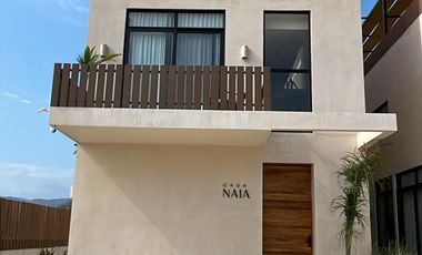 Tres Preciosas Casas en Conjunto a 5 Min de Playa Pacific Palmarito, con Alberca Privada.