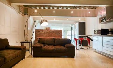 Loft en renta, amueblado y equipado, en Arquímedes, Polanco