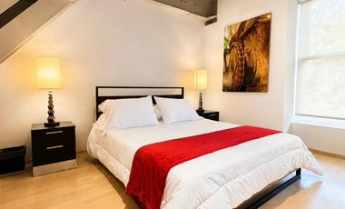 Loft en renta, amueblado y equipado, en Arquímedes, Polanco