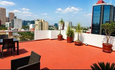 Loft en renta, amueblado y equipado, en Arquímedes, Polanco