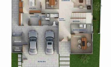 Venta moderna y funcional casa de cuatro dormitorios en proyecto, esquinera km 9.5 via a Samborondon, Punta Barranca