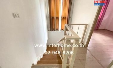 Two-story semi-detached house, 35.2 sq.wah, Atoll Bali Beach Village, Onnut-Ladkrabang, Luang Phaeng Road, Suwinthawong Road, Chachoengsao City, Chach
